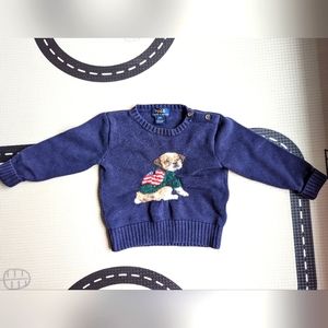 Ralph Lauren toddler puppy sweater
